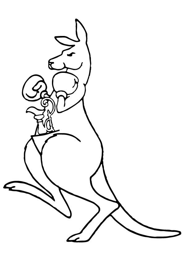 Boxing Coloring Pages for Kids Ages 4-8 by Inkhorse Publishing