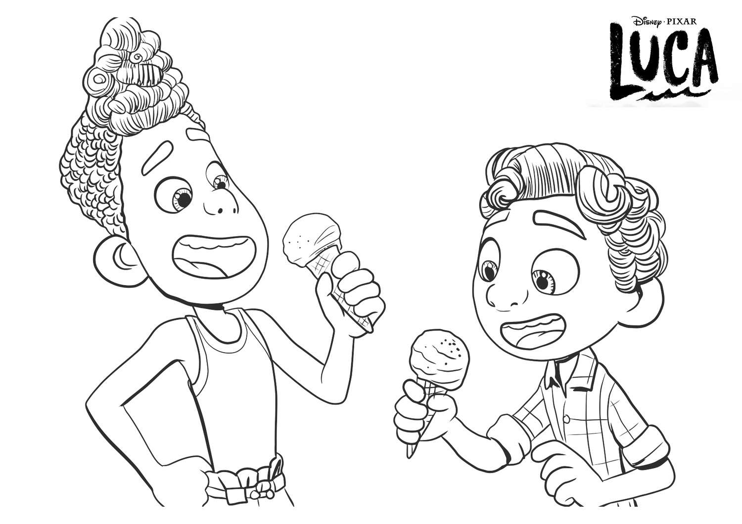 Luca Coloring Pages - Best Coloring Pages For Kids