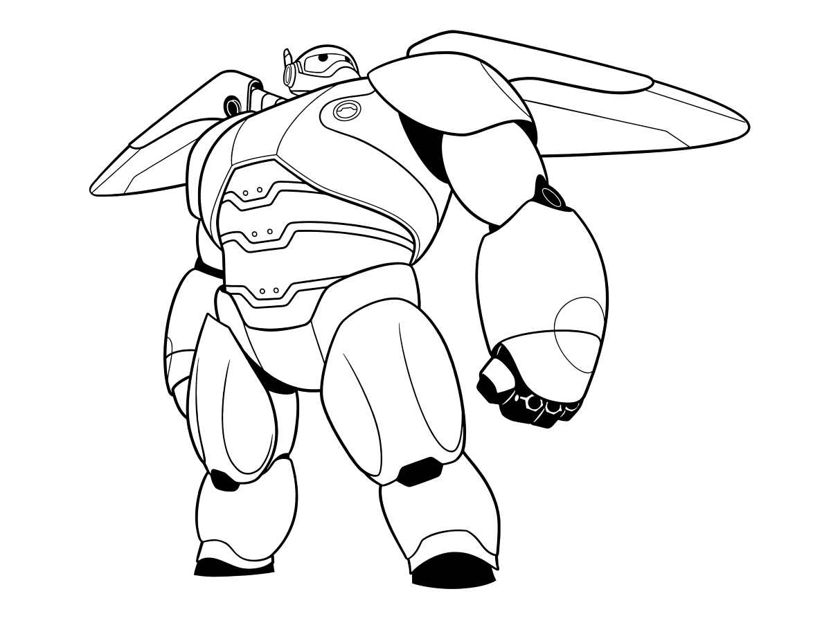 Big Hero Coloring Page