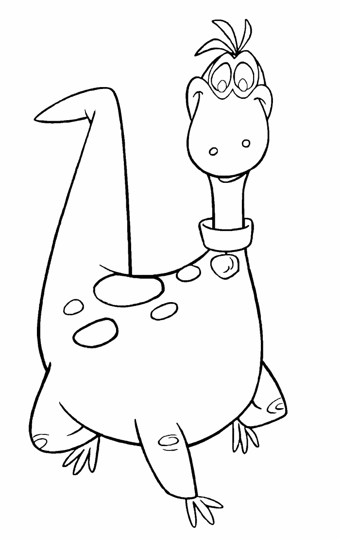 Dino Flinstones Coloring Pages