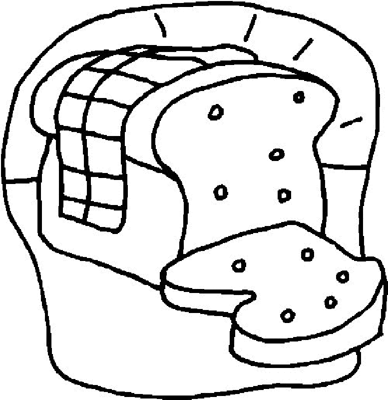 Loaf Of Bread Coloring Page
