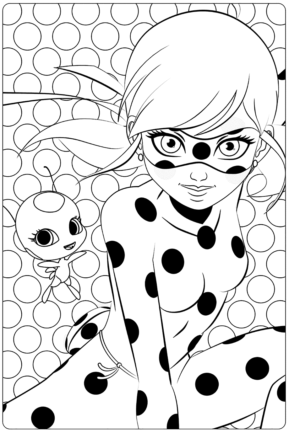 Miraculous Ladybug Coloring Page