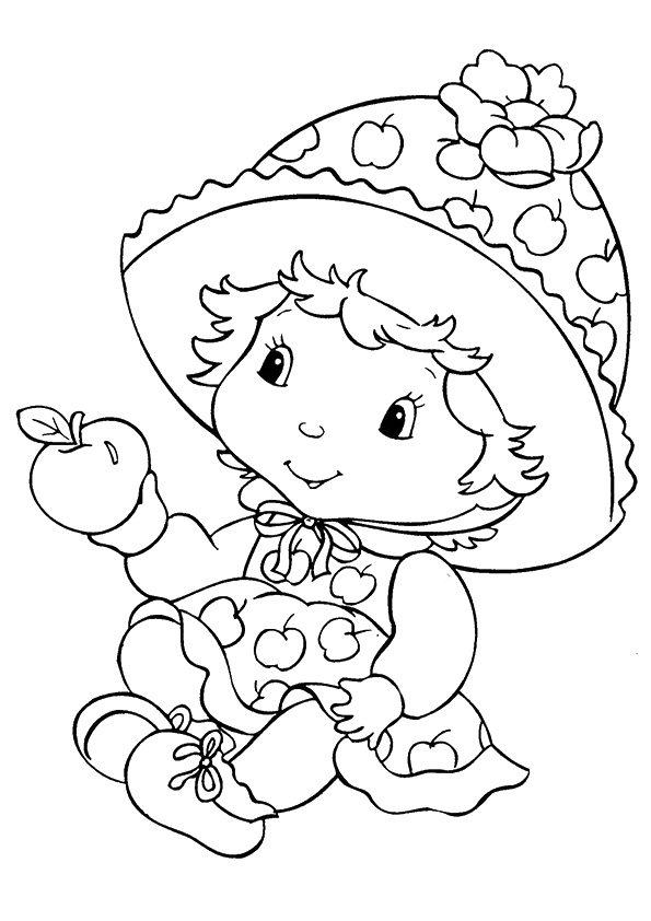 Apple Coloring Page