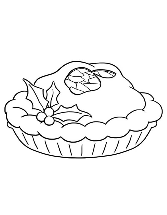 Apple Pie Coloring Page