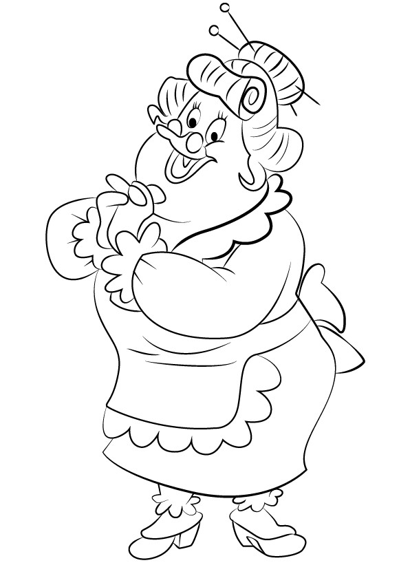 Bentina Beakley Ducktales Coloring Page