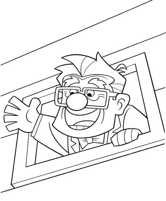 Carl Frederickson Up Coloring Pages