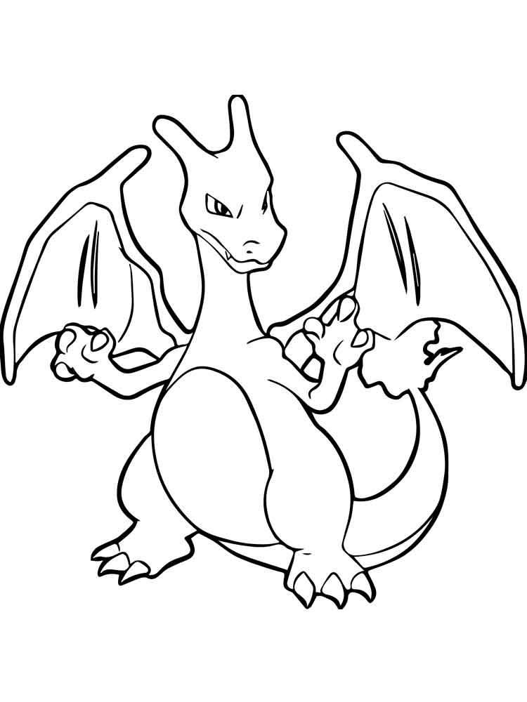 Charizard Coloring Pages