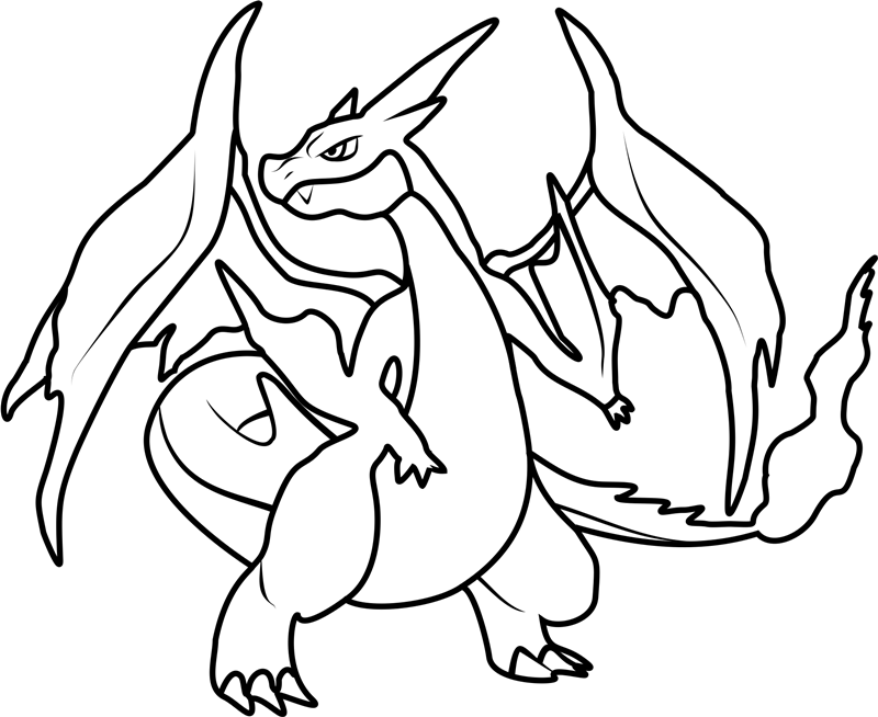 Charizard Coloring Pages