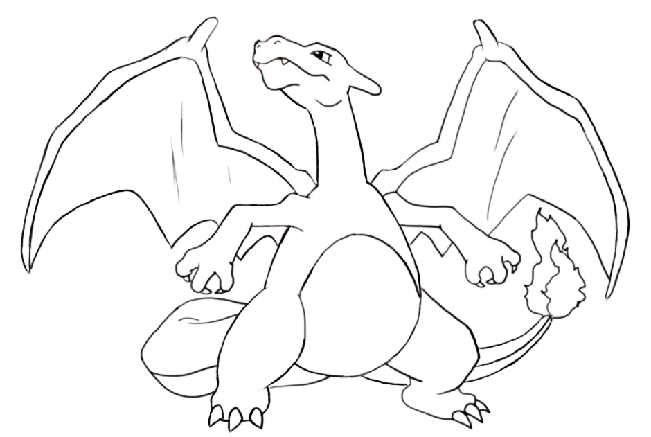 Charizard Pokemon Coloring Pages