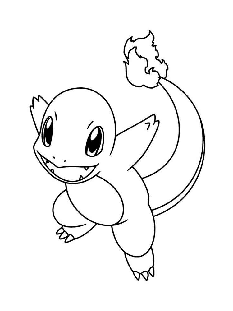 Charmander Coloring Pages