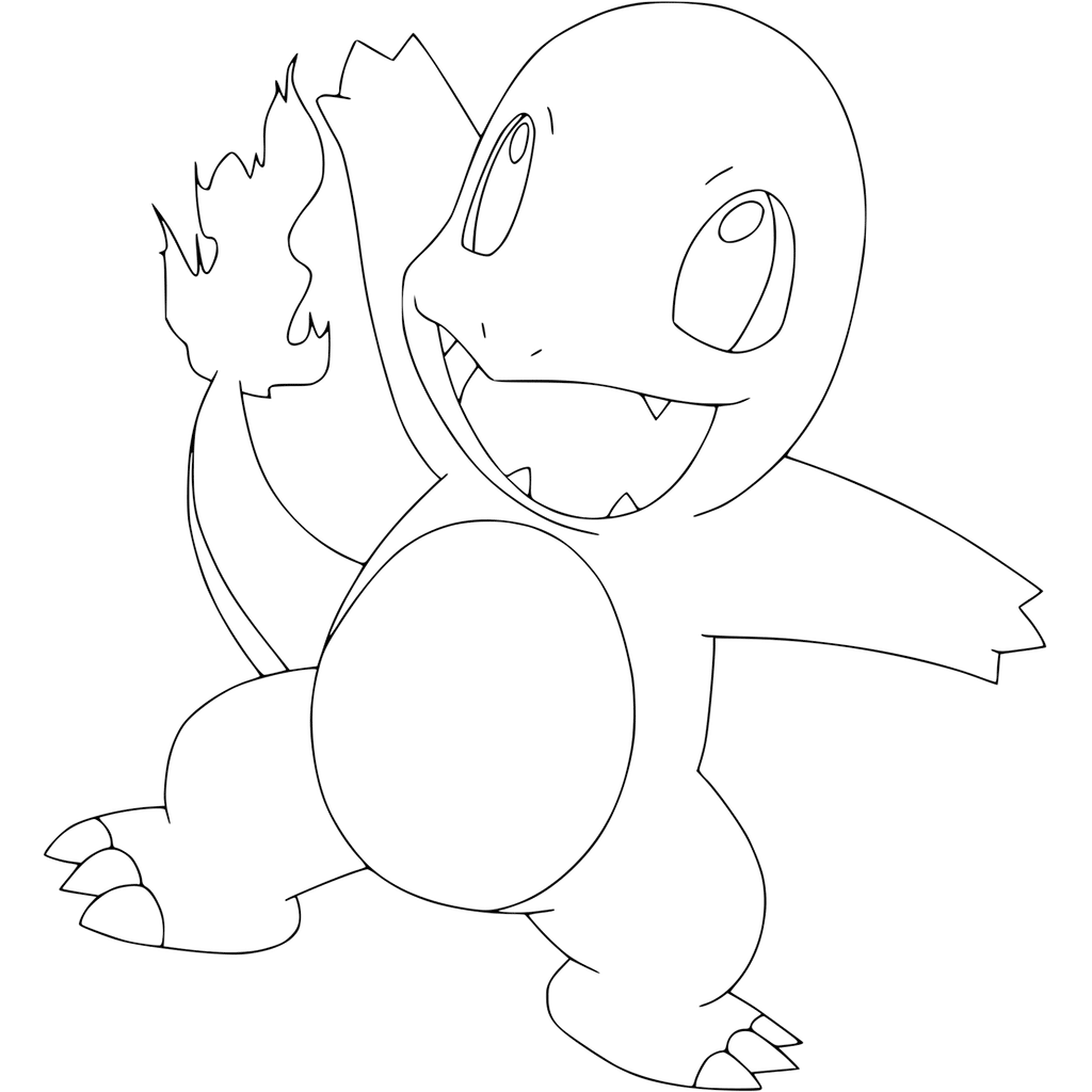 Charmander Coloring Pages