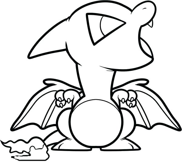 Chibi Charizard Coloring Pages