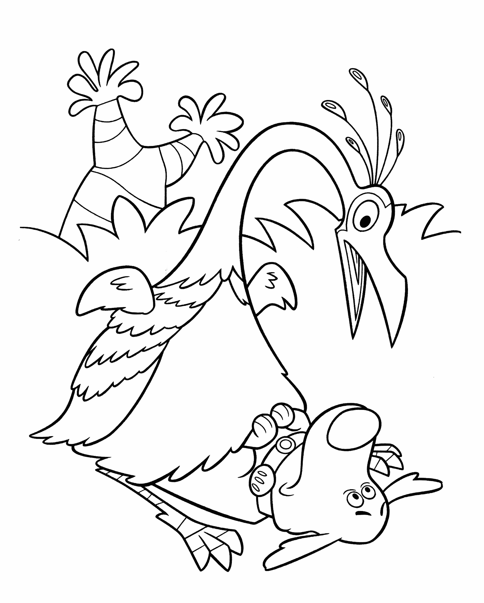 Dug And Kevin Coloring Page