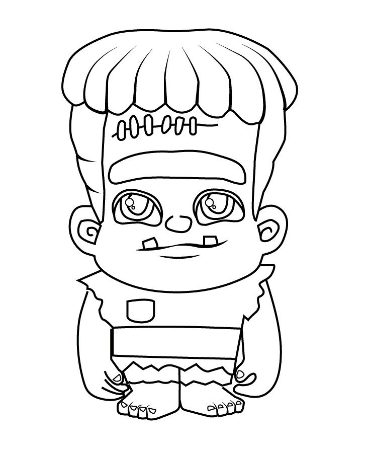 Frankie Super Monsters Coloring Pages