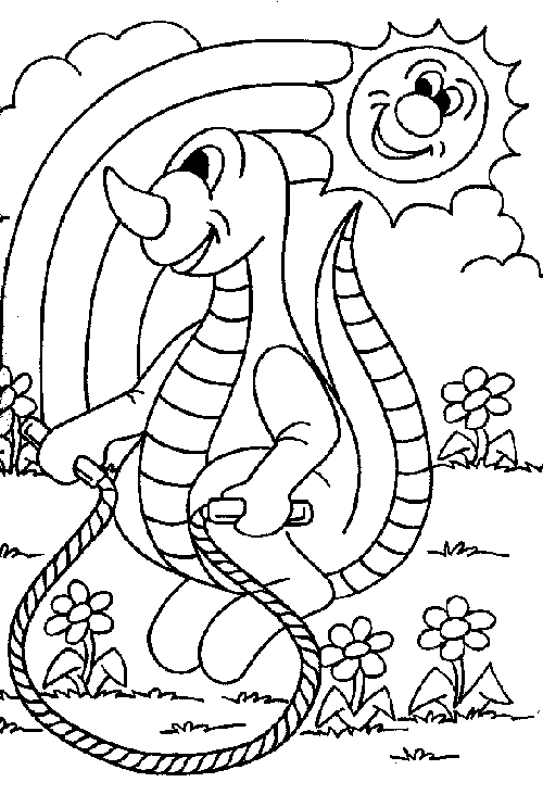 Jumprope Coloring Page