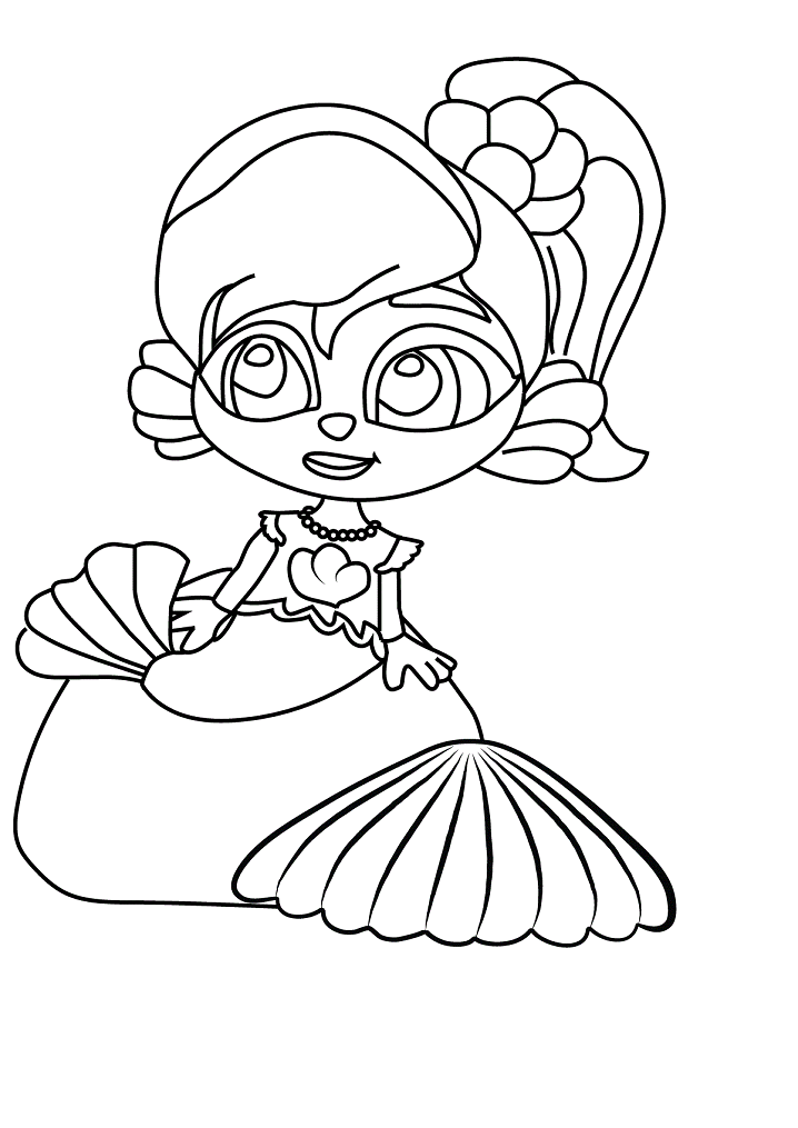 Melusine Super Monsters Coloring Pages