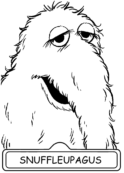 Snuffleupagus Coloring Pages