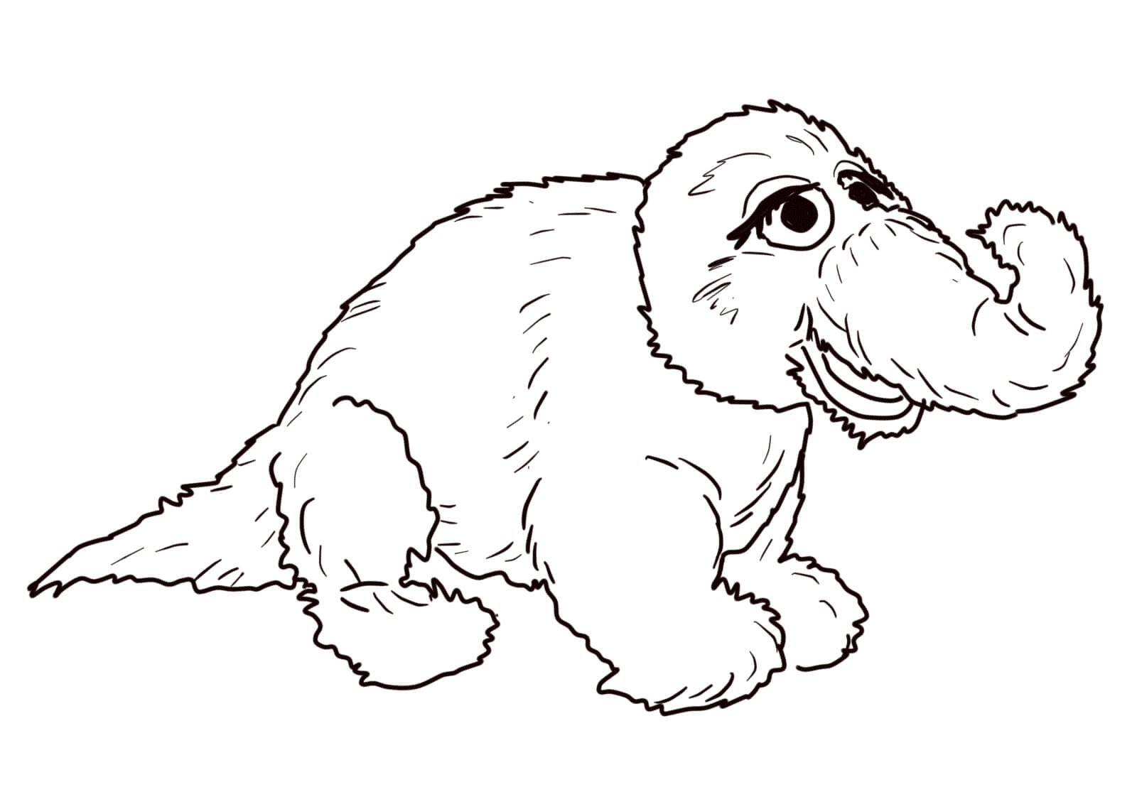 Snuffleupagus Coloring Pages