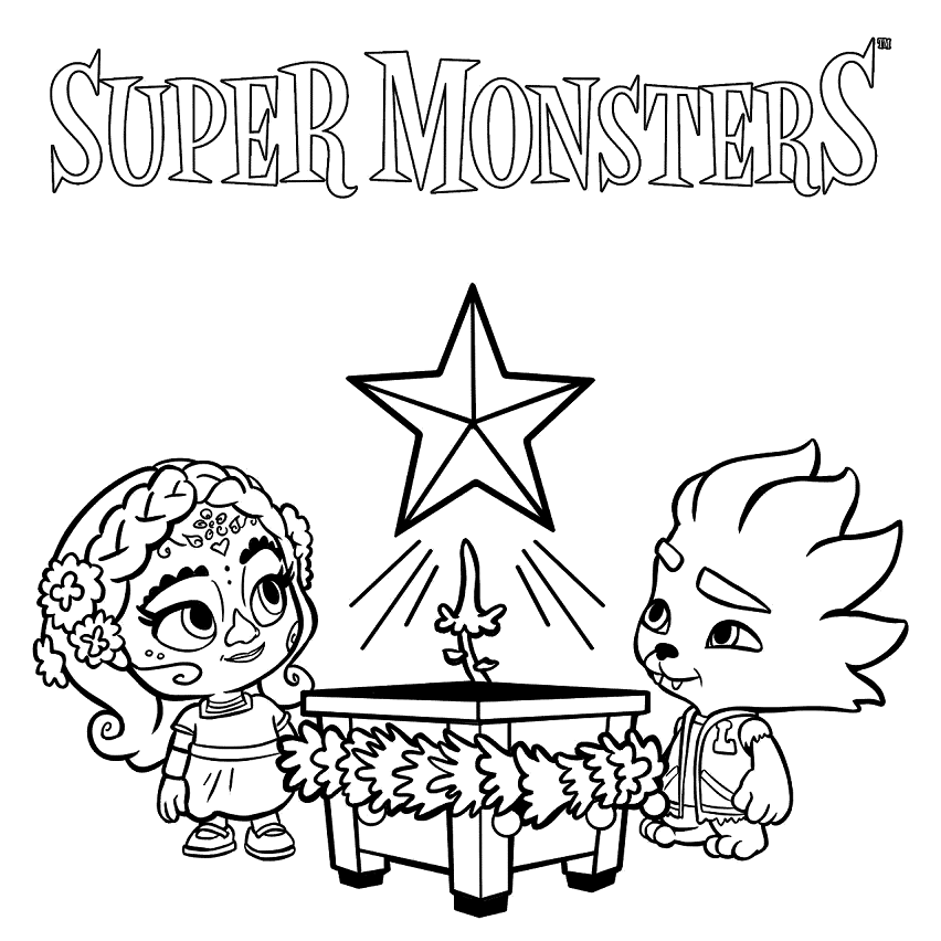 Super Monsters Coloring Pages