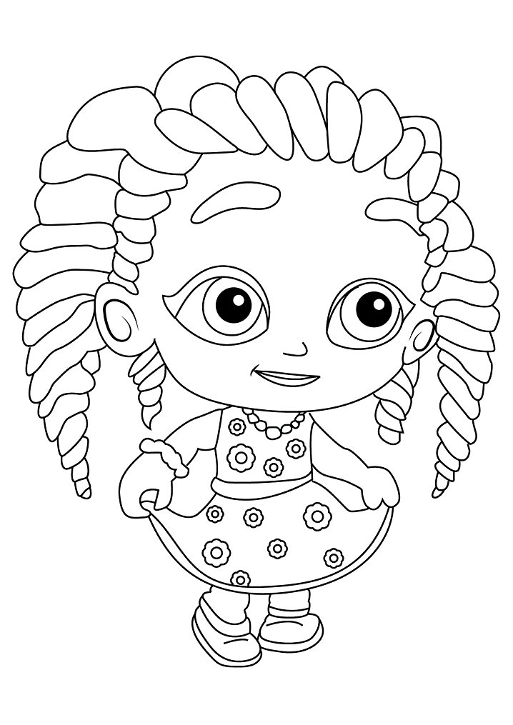 Zoe Walker Super Monsters Coloring Pages