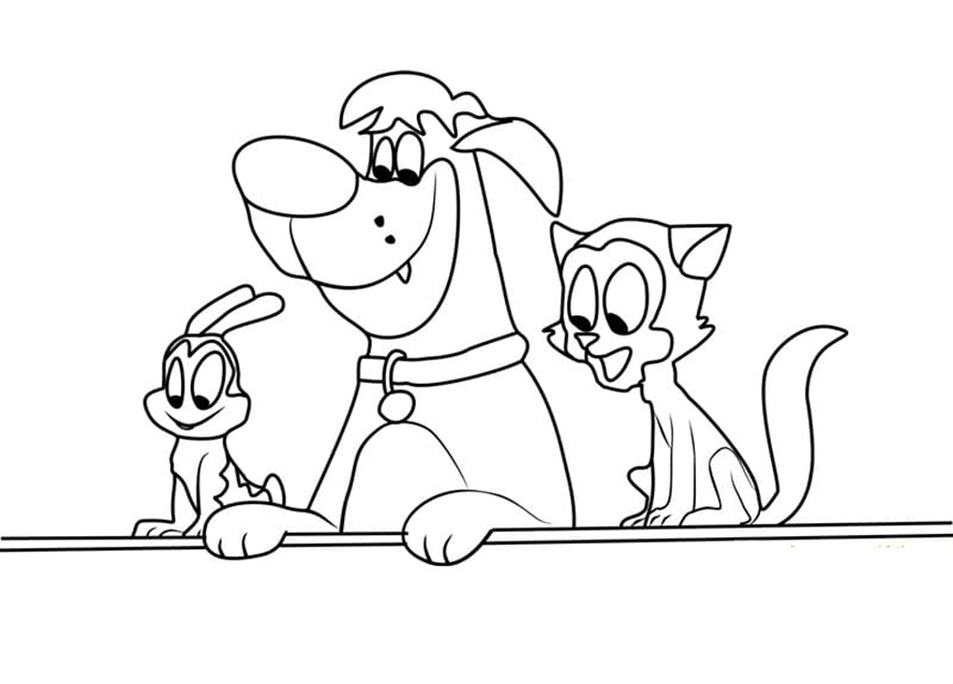 Bunnicula Characters Coloring Pages