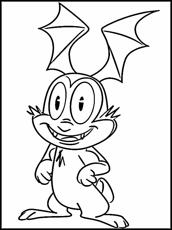 Funny Bunnicula Coloring Pages