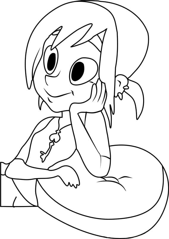 Mina Monroe Bunnicula Coloring Pages