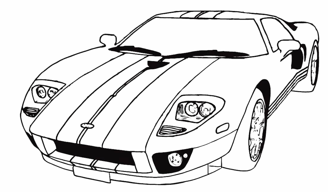 Racing Stripes Coloring Page