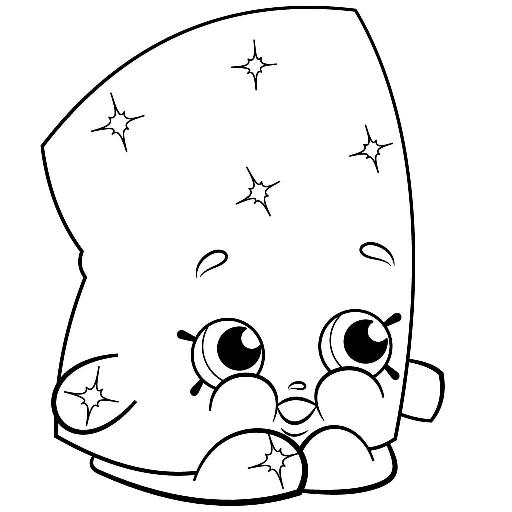 Shopkins Marsha Mellow Coloring Page