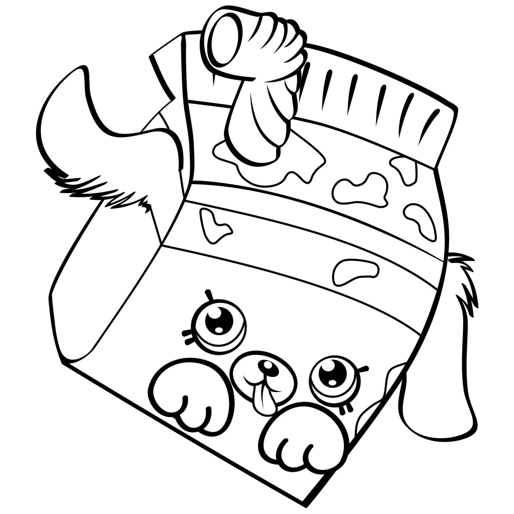 Cute Milk Carton Coloring Page