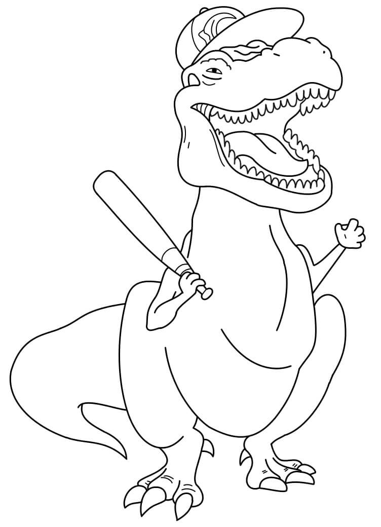 Dinosaur Infinity Train Coloring Page