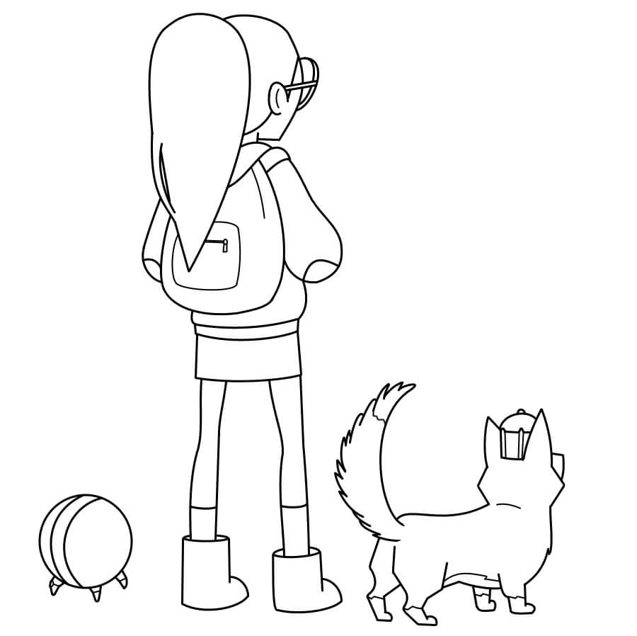 infinity train coloring pages