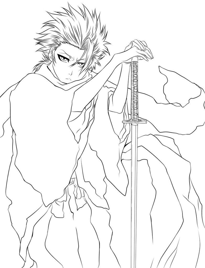 T?shir? Bleach Coloring Page