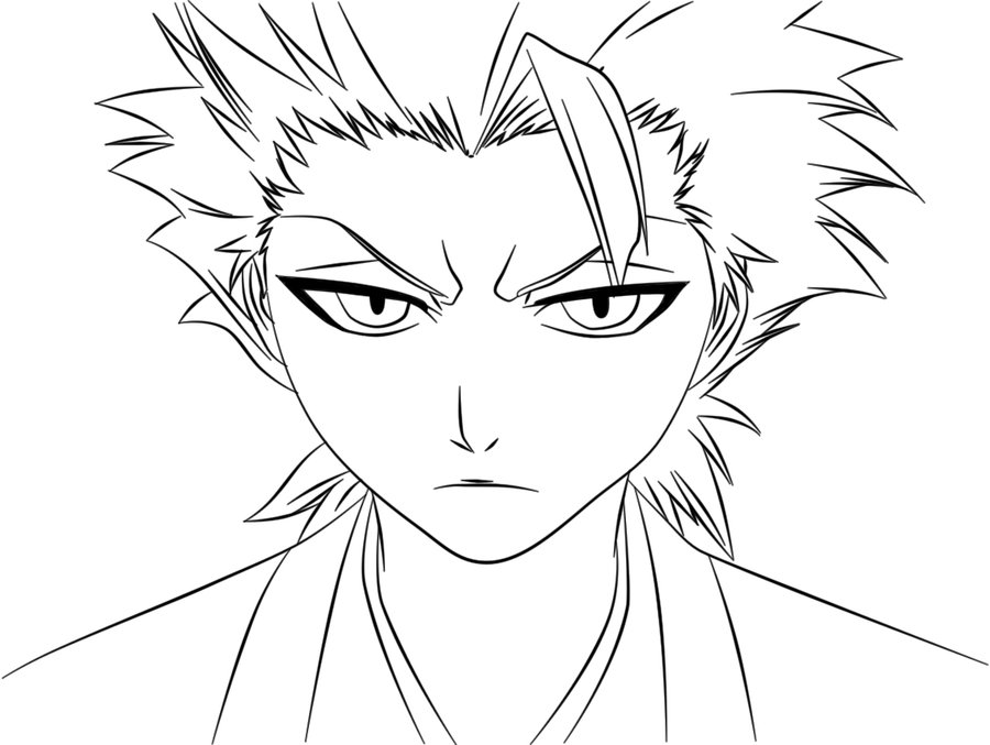 Toshiro Bleach Coloring Pages