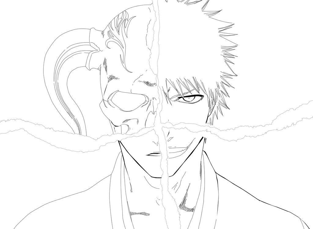 Vasto Lorde Ichigo Coloring Page