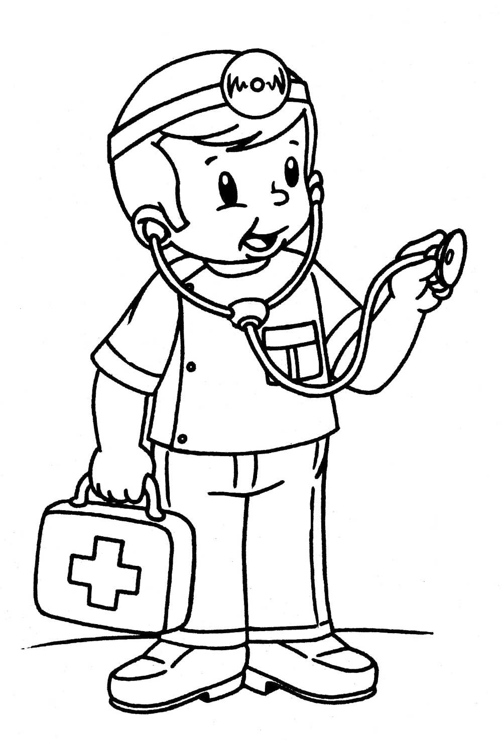 Doctor Coloring Pages