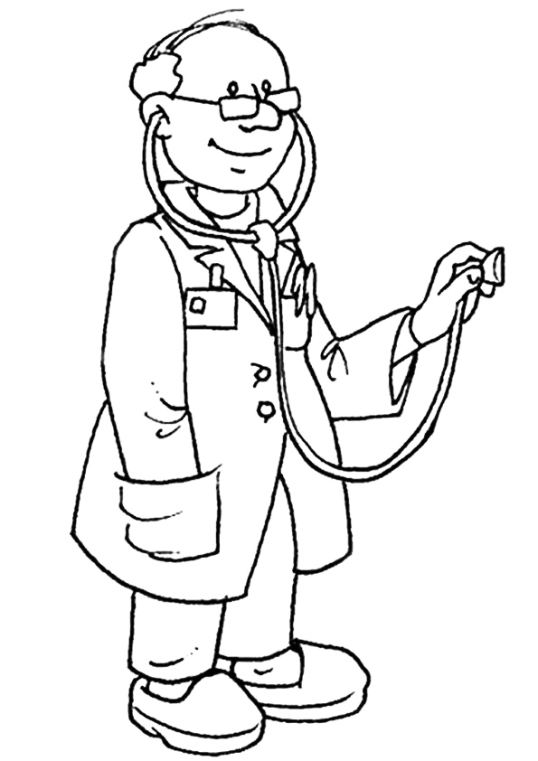 doctor coloring pages for children