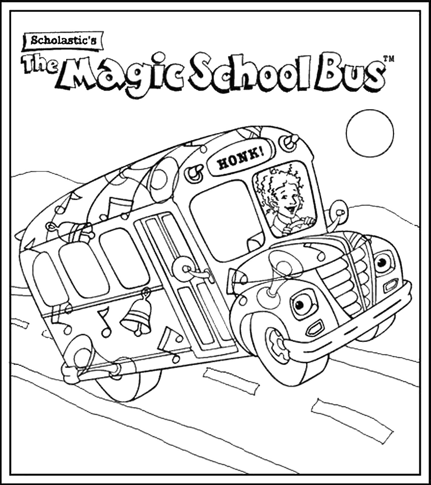 Magic School Bus Coloring Pages