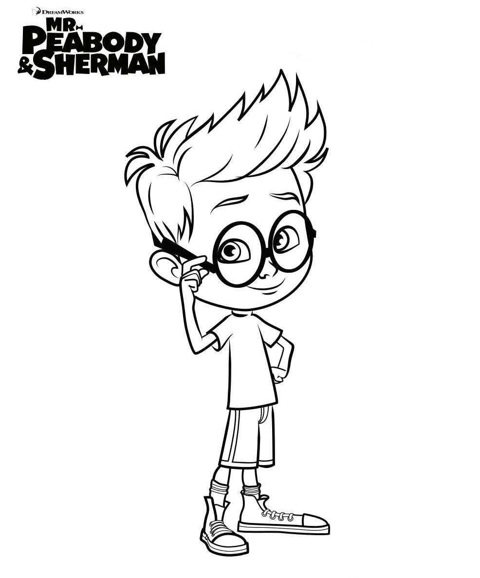 Sherman Coloring Page