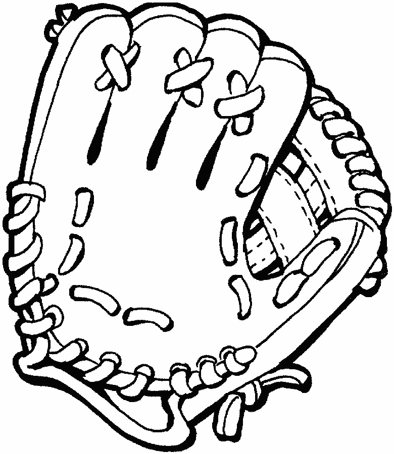 Softball Mit Coloring Page