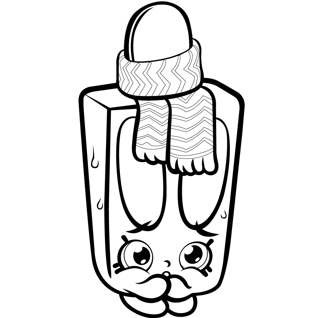 Shopkins Popsicle Coloring Page