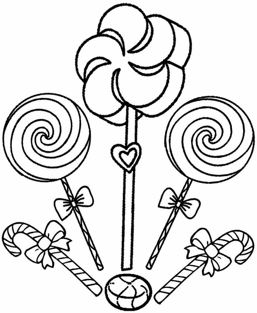 Celebration Candy Coloring Page