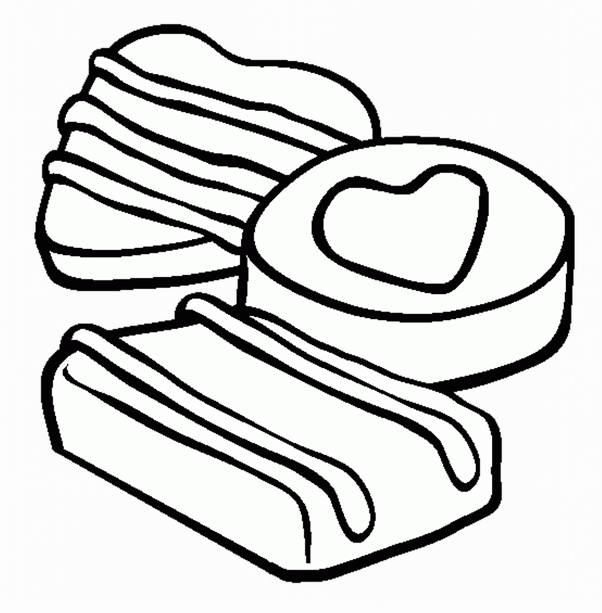 Chocolate Candies Coloring Page