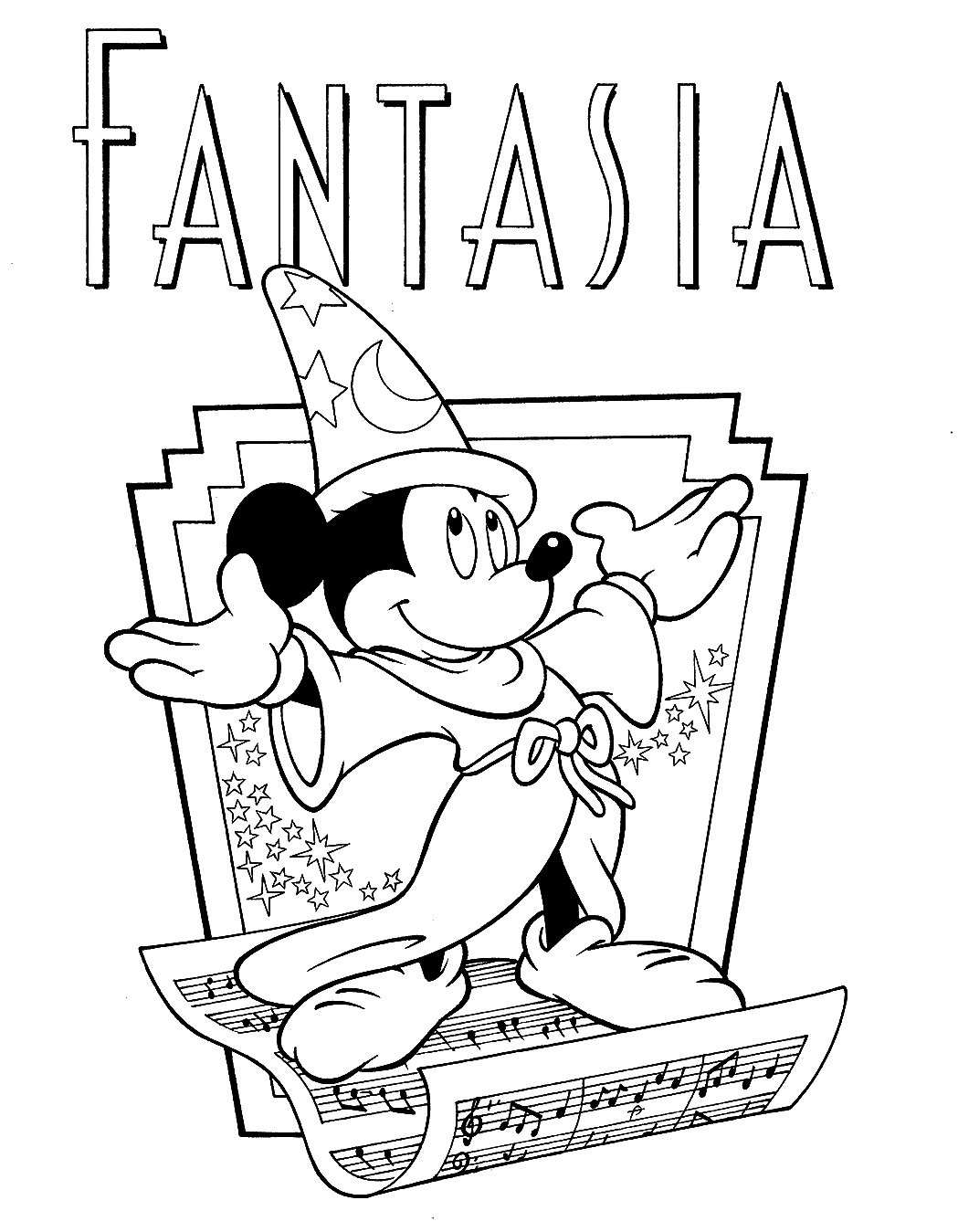 Fantasia Coloring Pages