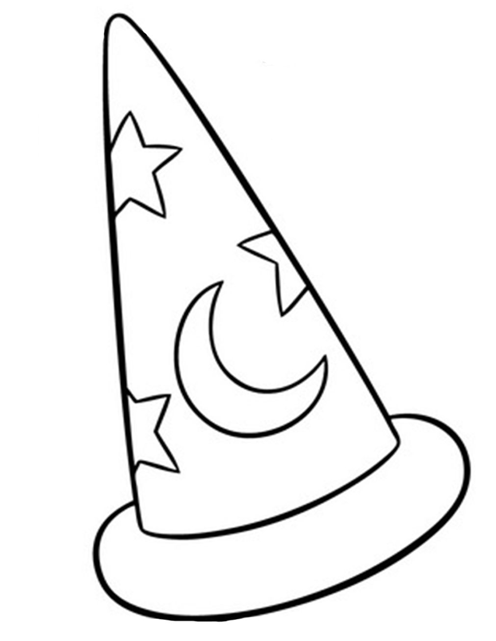 Fantasia Hat Coloring Page