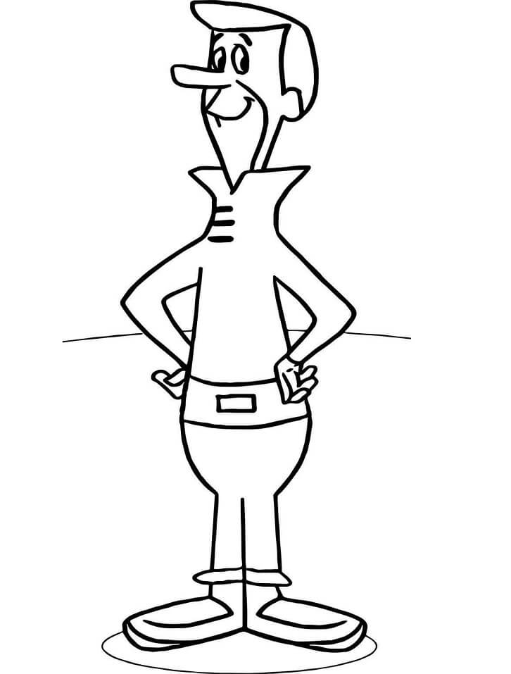 George Jetson Coloring Page