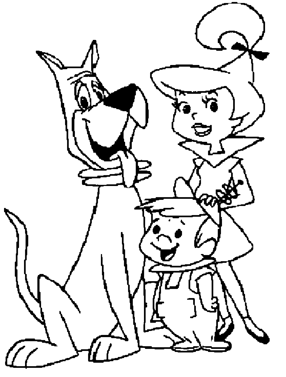 Jetson Children Coloring Page