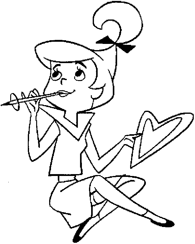 Judy Jetson Coloring Page