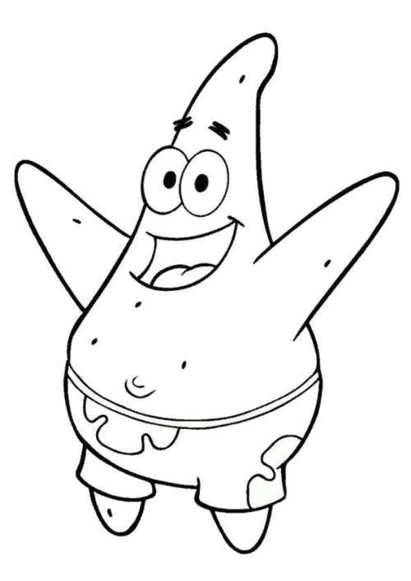 Patrick Star Coloring Pages