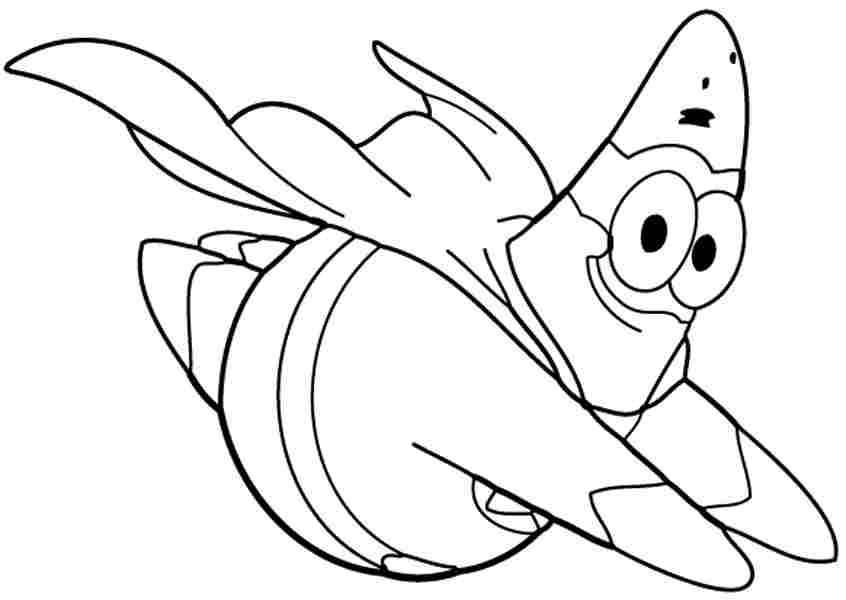 Free Printable Spongebob Squarepants Coloring Pages For Kids